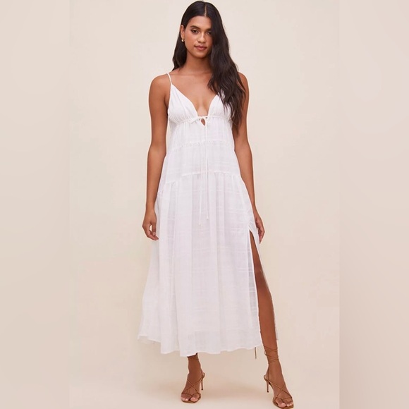 ASTR the Label Lizbeth Dress in White M - Picture 8 of 13
